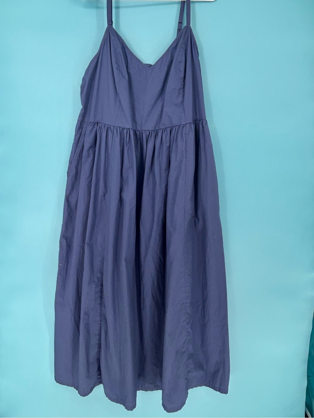 Old Navy Blue Elastic Waist Dress